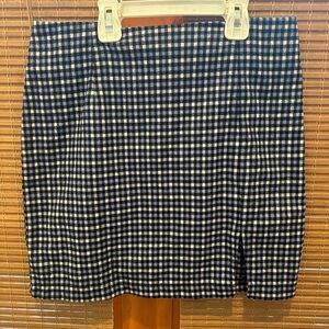 Wild Fable Checkered Pencil Skirt in Black and White